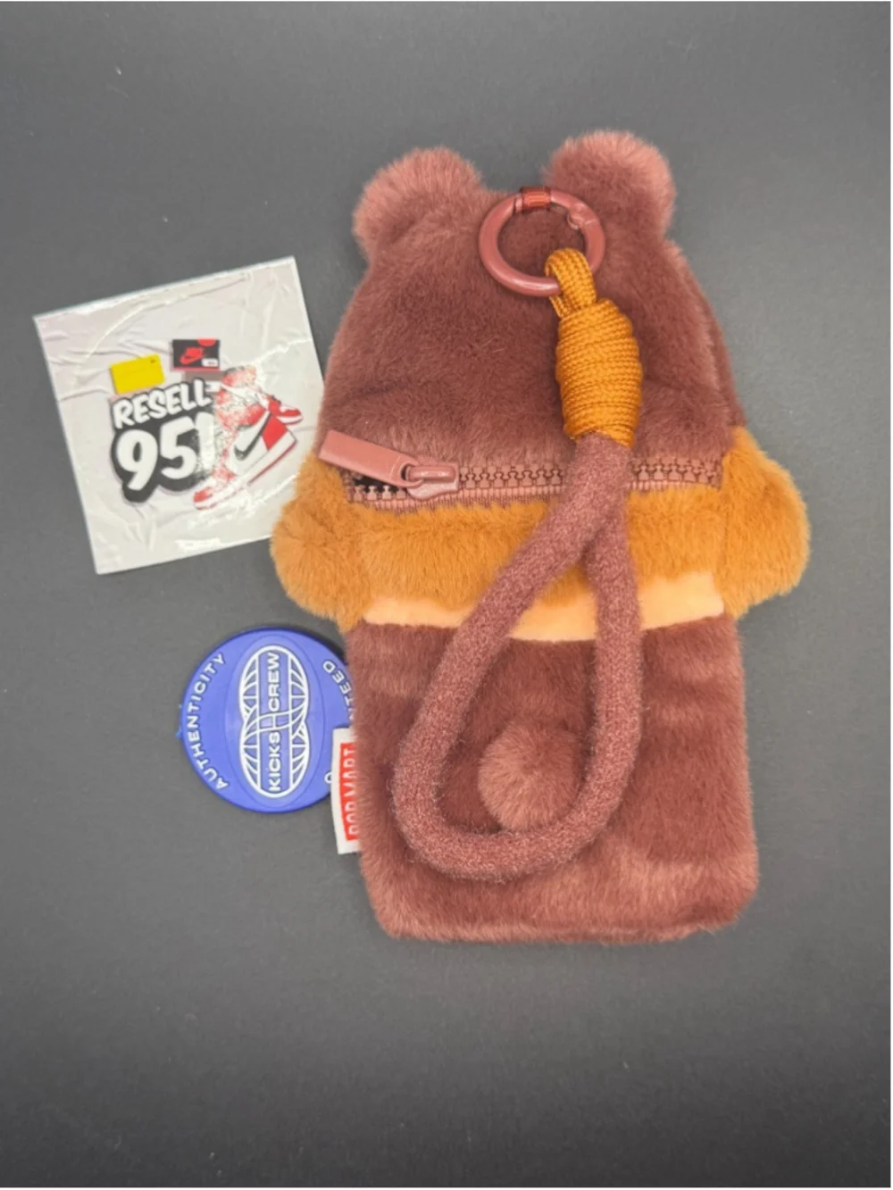 Crybaby Sad Club Card Holder Bear Edition Crying Again Plush Keychain Holder